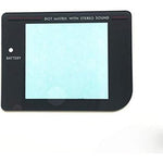 CheckReality Game Boy DMG original replacement glass screen lens front view showing dark grey border