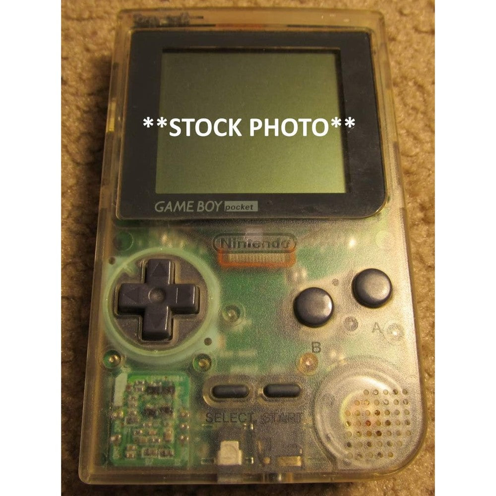 Nintendo Game Boy Pocket Clear transparent console front view