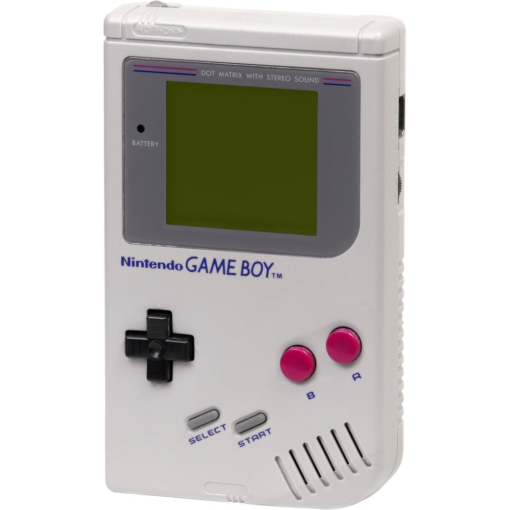 Original 1989 Nintendo Game Boy console front view with Tetris bundle
