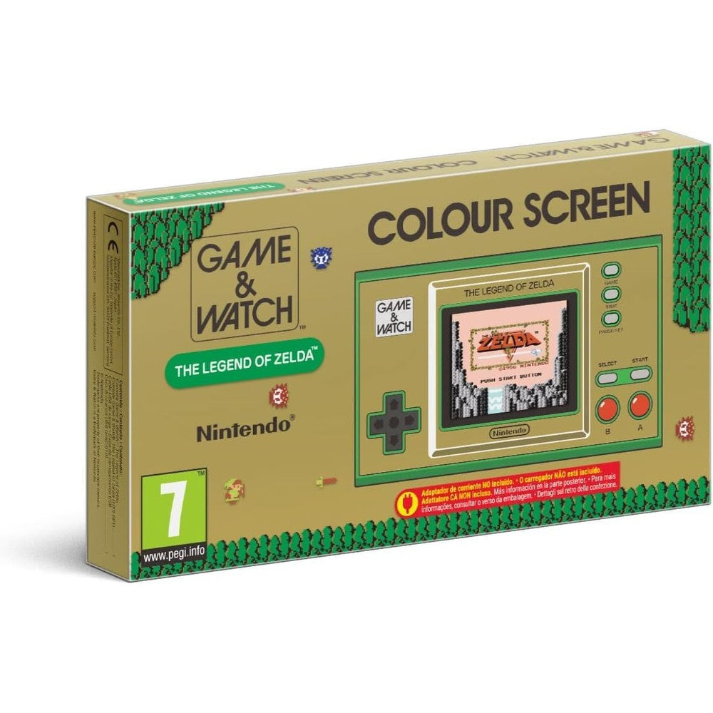 Nintendo Game and Watch The Legend of Zelda front view handheld gaming console