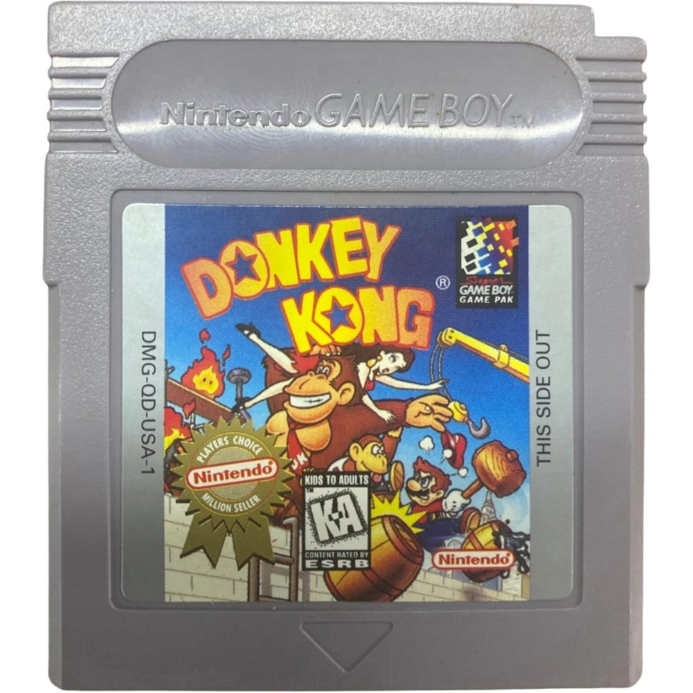 Mongousretro Donkey Kong 1994 authentic vintage Nintendo Game Boy video game cartridge front view