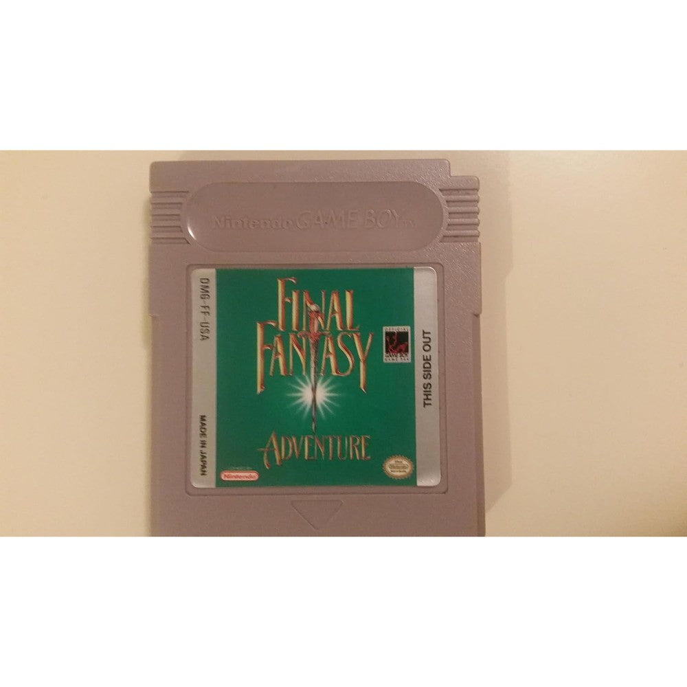GandorionGames Final Fantasy Adventure cartridge front view authentic retro video game
