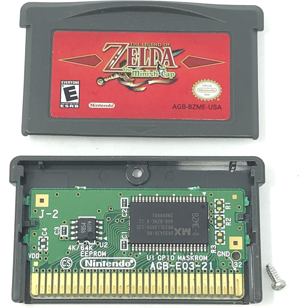 Nintendo The Legend of Zelda The Minish Cap game cartridge front view
