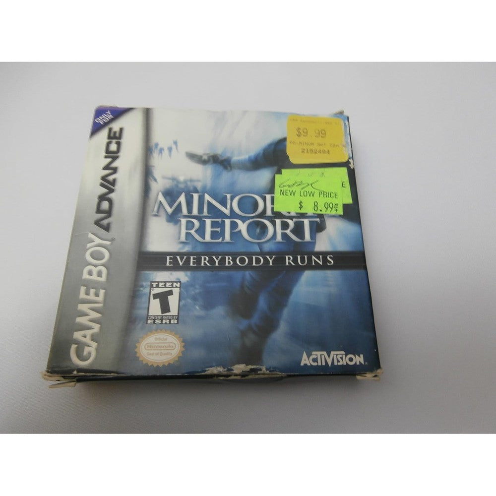 Nintendo Minority Report Game Boy Advance front cover art
