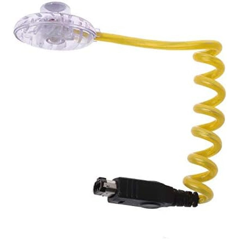 OCity flexible worm light for Gameboy Color showing the plug-and-play connector interface.