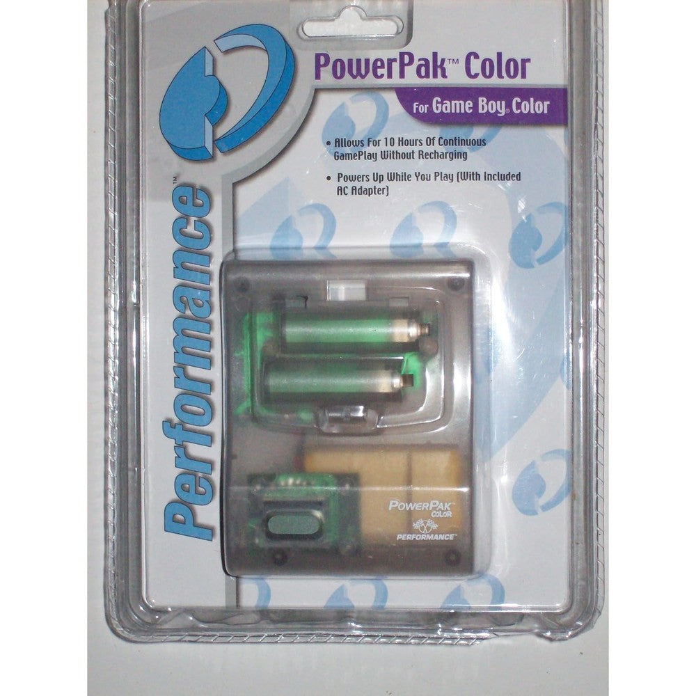 InterAct PowerPak Color rechargeable battery pack front view for Nintendo Game Boy Color console