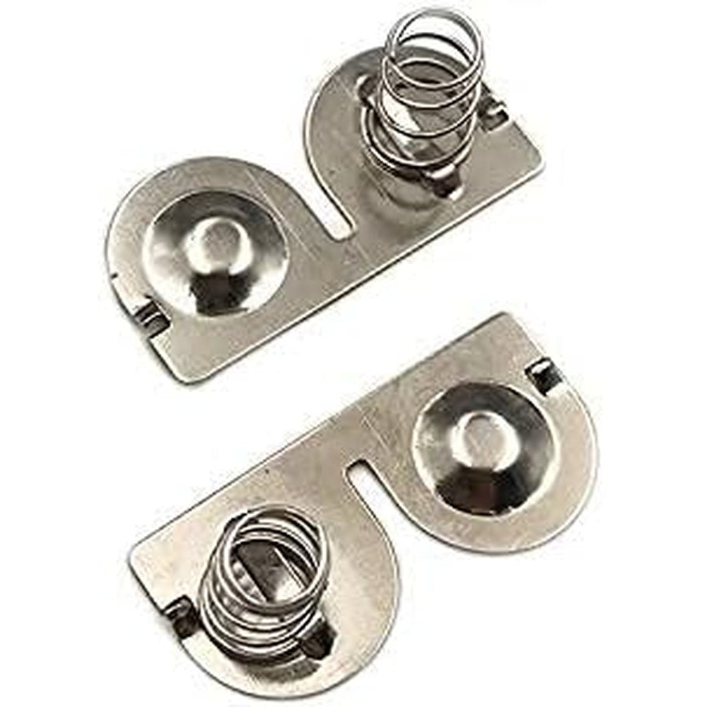 VKMKV replacement battery terminals front view showing nickel plated spring contacts