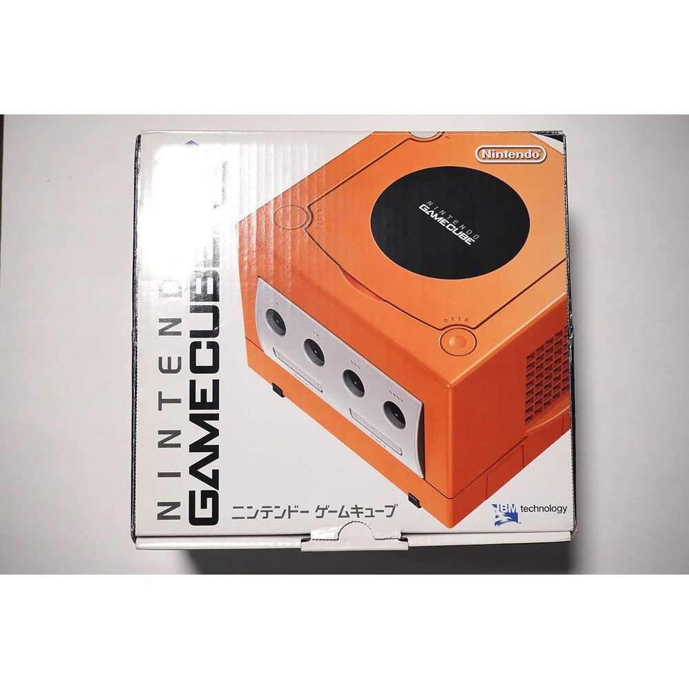 Nintendo Gamecube Console Spice Orange Japanese Import front view