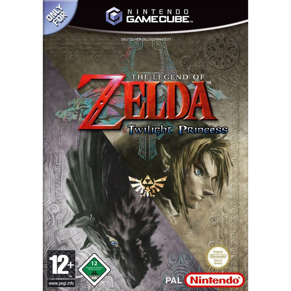 Nintendo The Legend of Zelda Twilight Princess GameCube front view