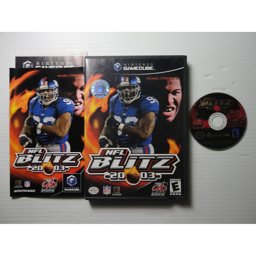 Midway NFL Blitz 20-03 Arcade Style Football Video Game For Nintendo GameCube Pre Owned Retro Gaming Disc With Original Cover Art - Image 1
