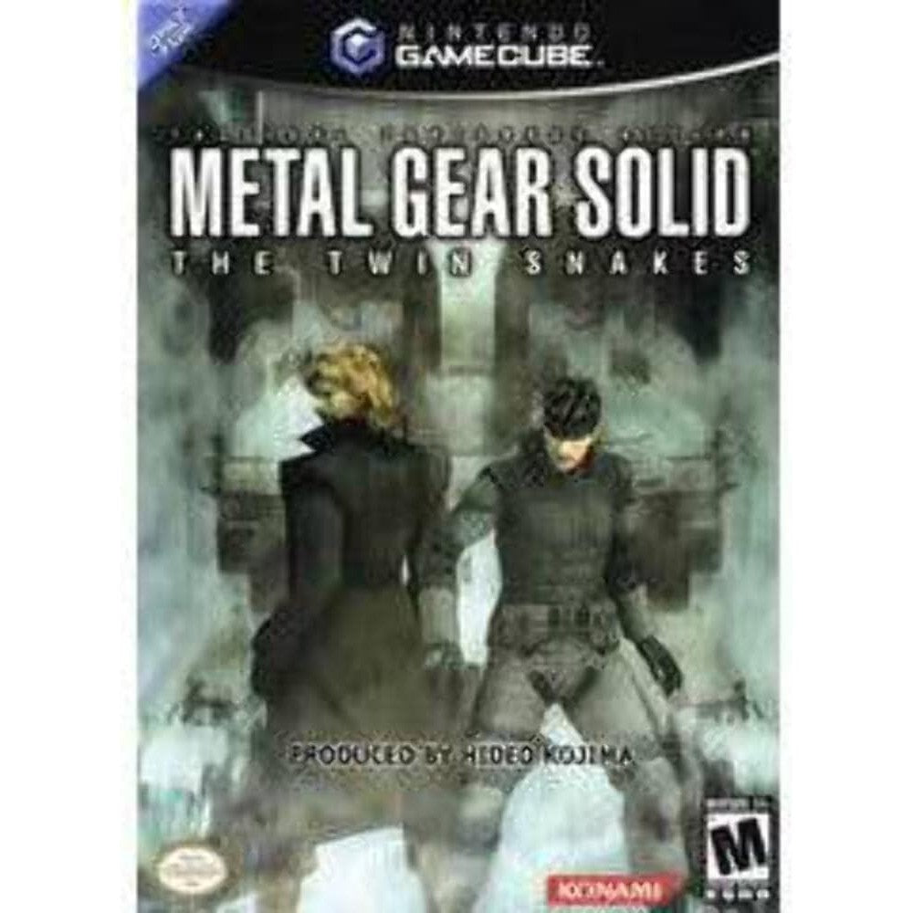 Konami Metal Gear Solid The Twin Snakes Nintendo GameCube Video Game Classic Stealth Action Remake Pre Owned USA Imported Edition Two Discs - Image 1