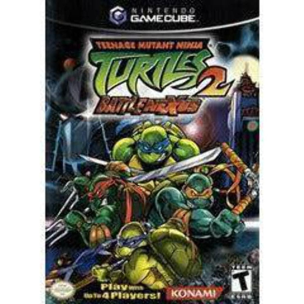 Konami Teenage Mutant Ninja Turtles 2 Battle Nexus GameCube front cover art authentic USA import