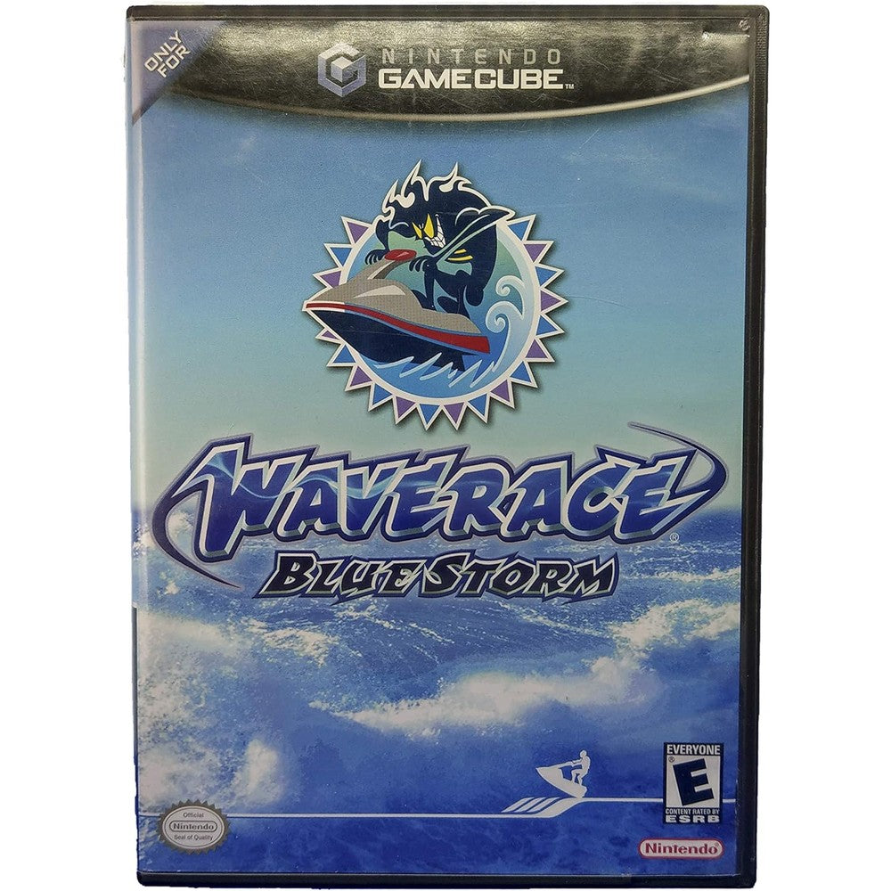 Nintendo Wave Race Blue Storm GameCube video game front view case artwork
