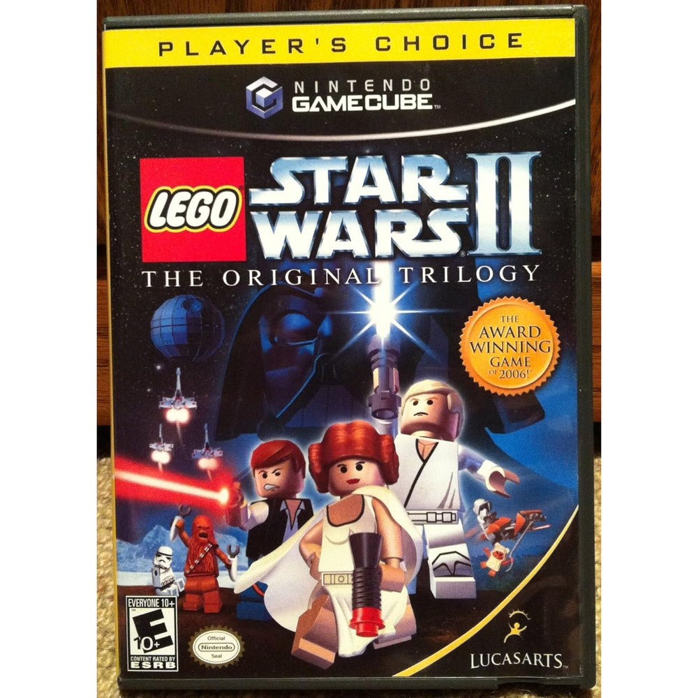 Nintendo LEGO Star Wars II Original Trilogy GameCube front cover box art