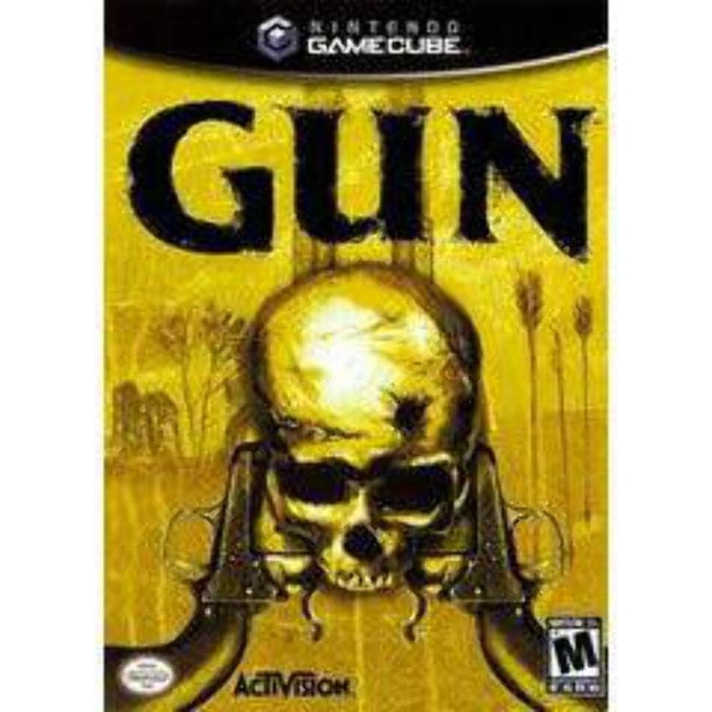 Activision Gun Nintendo GameCube video game front cover artwork featuring Colton White.