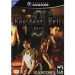 Capcom Resident Evil Zero Nintendo GameCube video game front cover packaging artwork