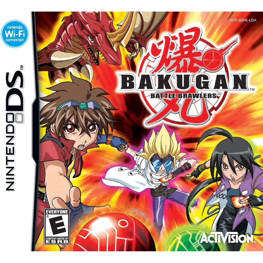 Activision Bakugan Battle Brawlers Nintendo DS cartridge front view authentic imported gaming