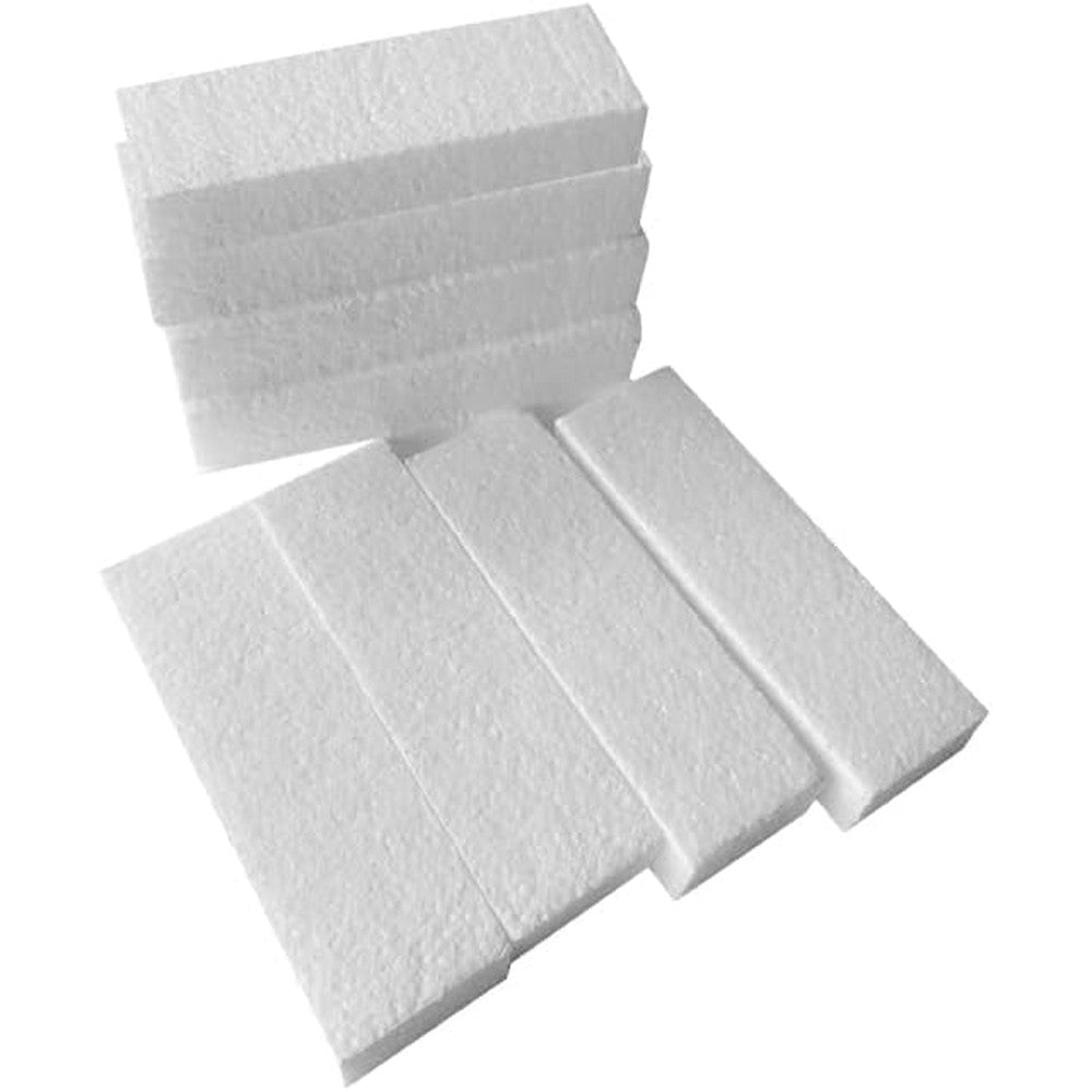 Wicareyo 8PCS Foam Blocks Insert Replacements white styrofoam set for NES gaming boxes