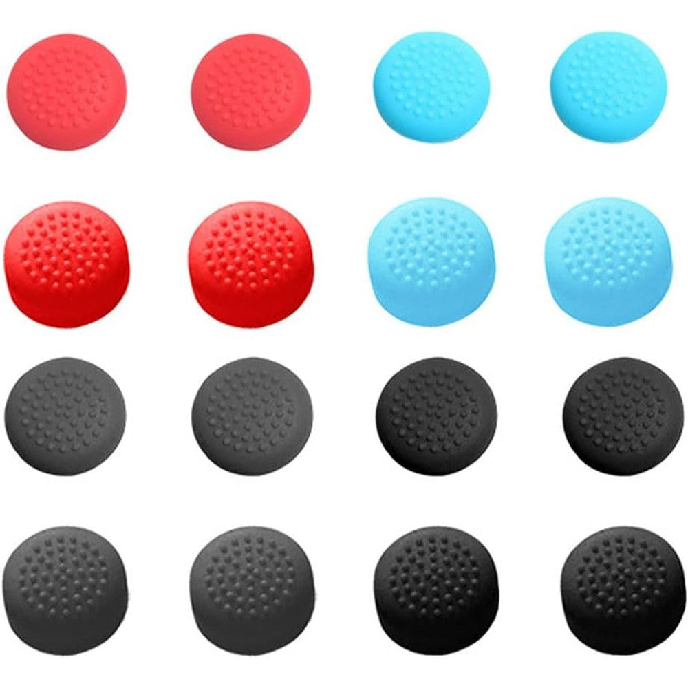 Booge 16 piece silicone joystick thumb stick grip covers front view
