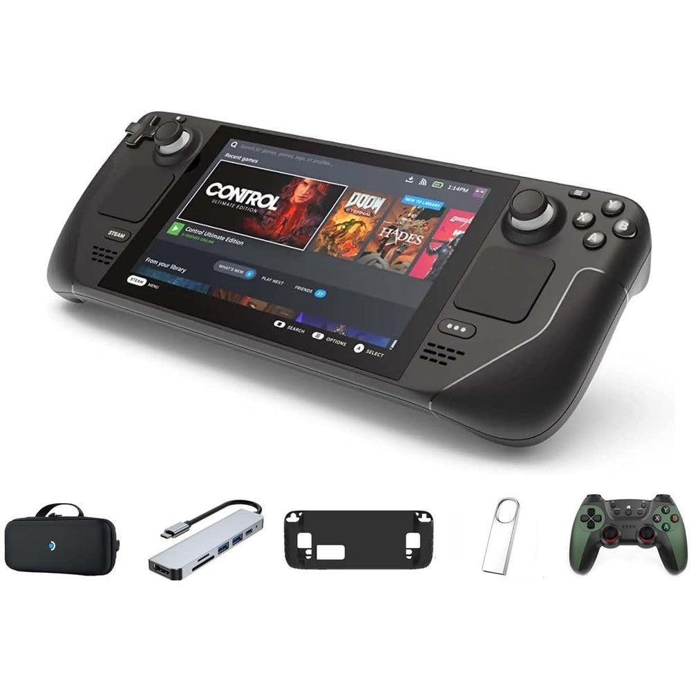 Valve Steam Deck Handheld Gaming Console 1TB front view