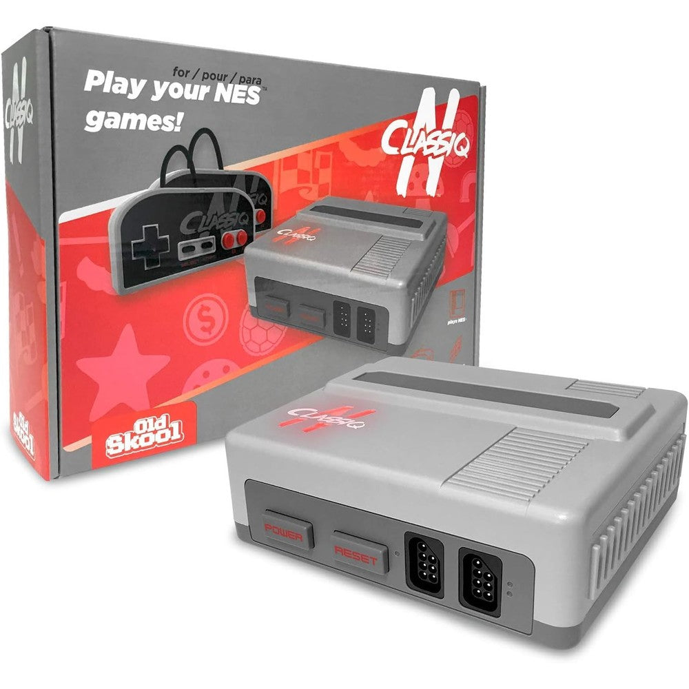 Old Skool Classiq N Console Compatible With NES Front View Retro Gaming System
