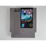 Nintendo Pro Wrestling original NES game cartridge front view