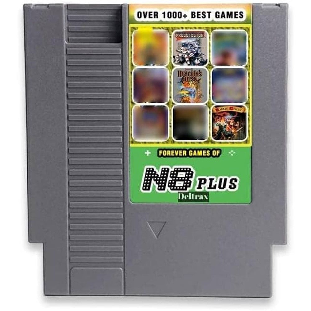 Generic Deltrax Super Cartridge N8 Plus front view for NES