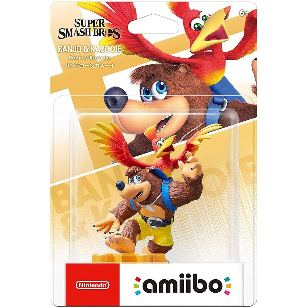 Nintendo Amiibo Banjo and Kazooie collectible figure front view