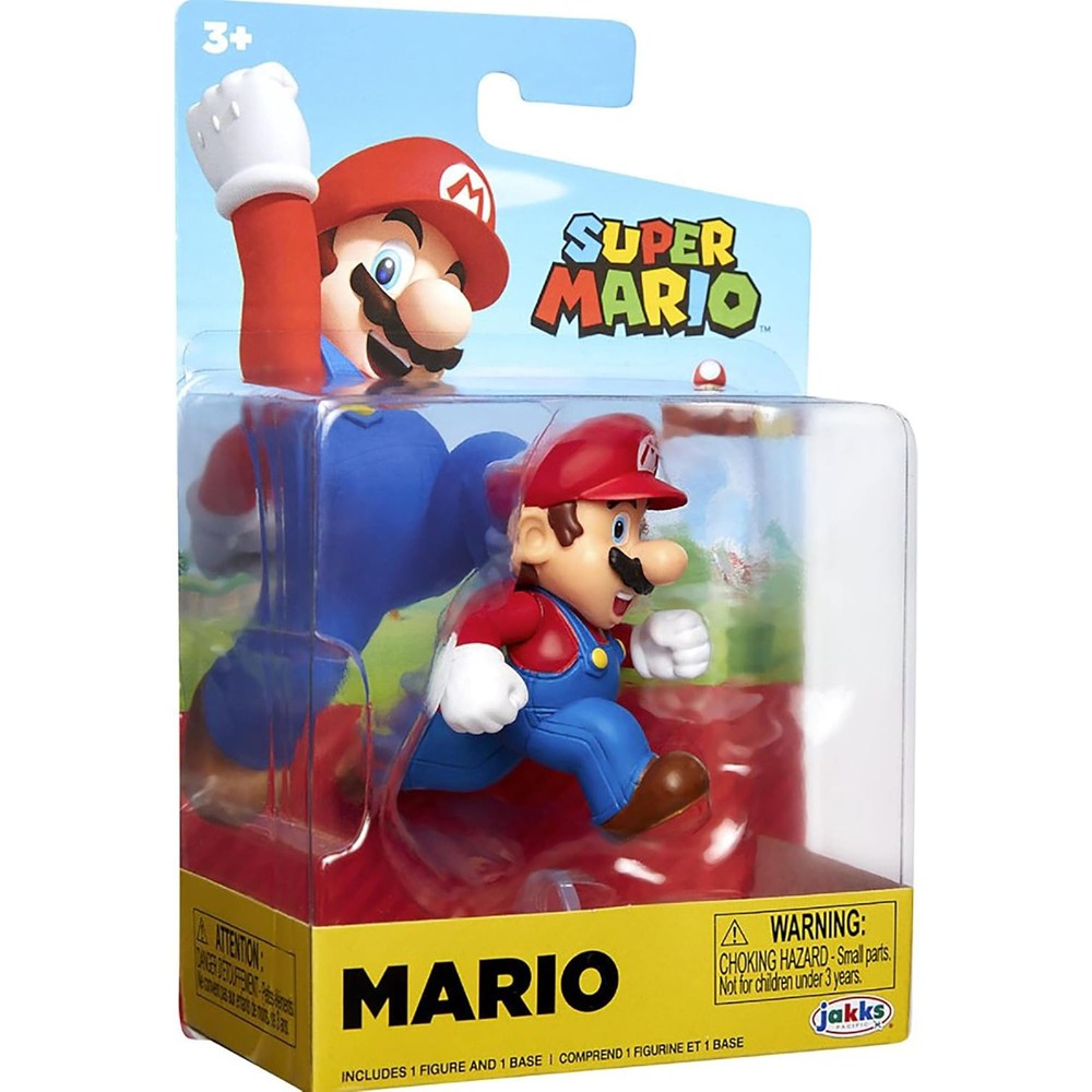 Jakks Pacific Nintendo Super Mario 2.5 inch articulated action figure front view
