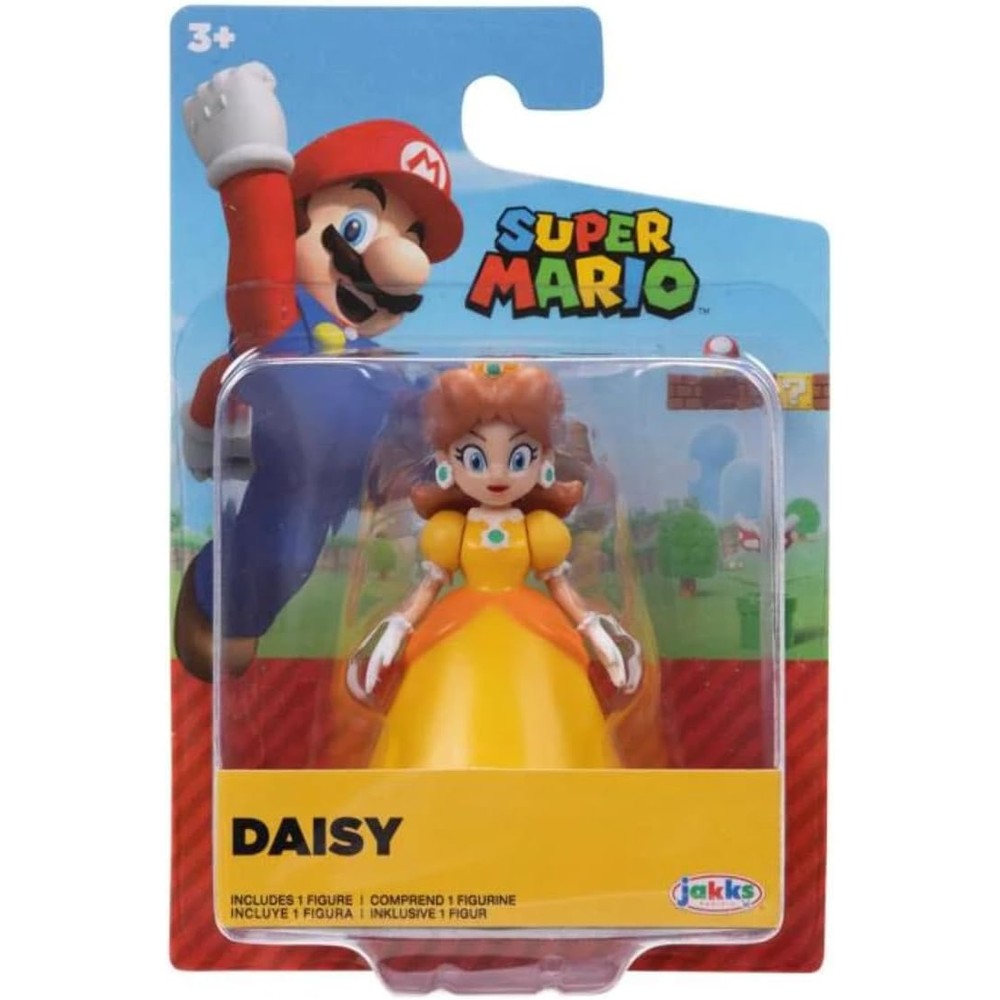 Super Mario World of Nintendo Princess Daisy mini figure front view