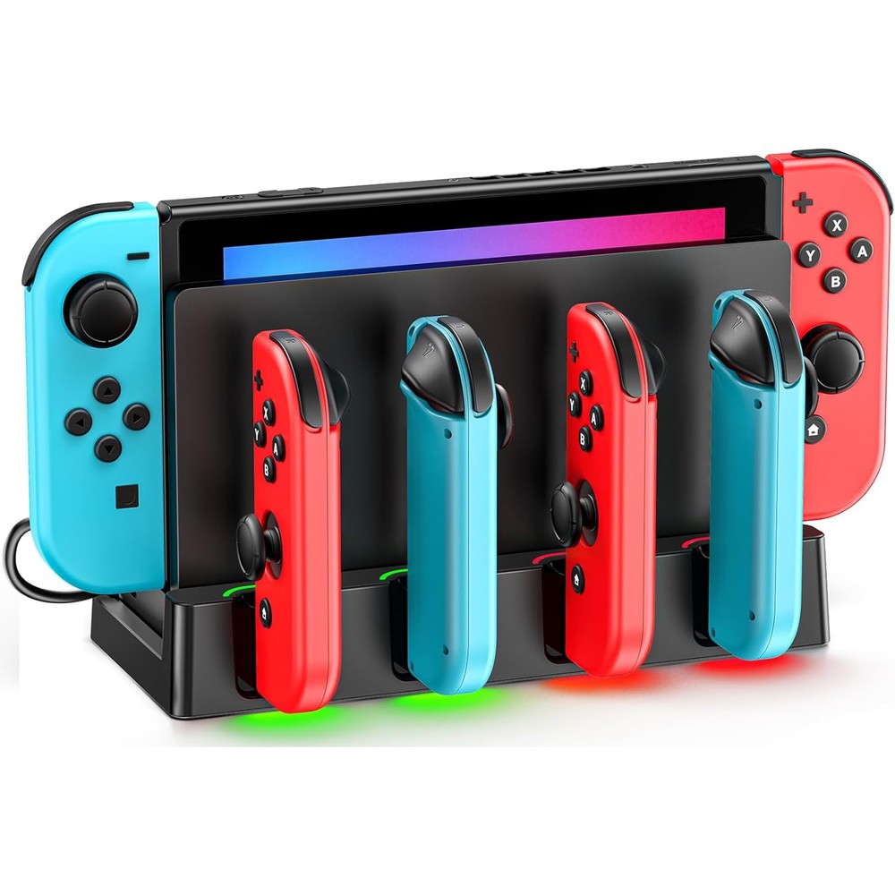 Tokluck Switch charging dock station front view for Nintendo console