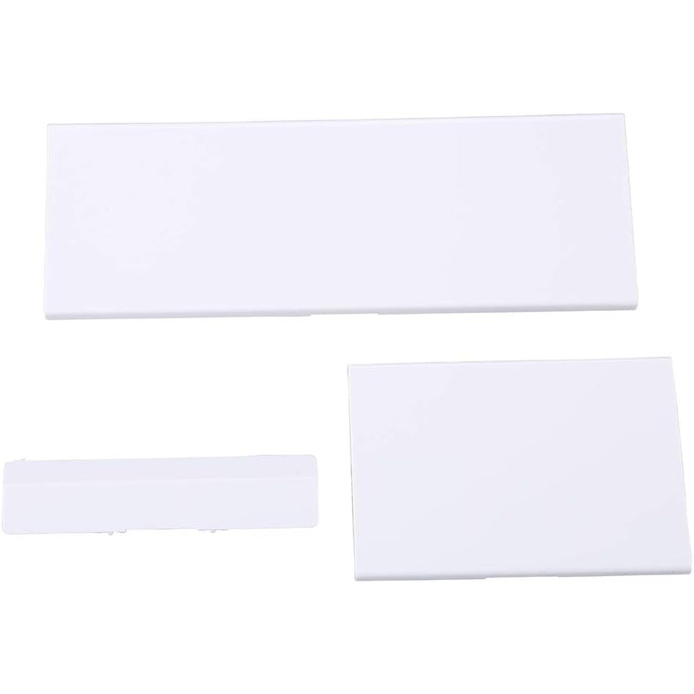 Trenro Wii console replacement dust door three piece kit front view