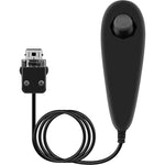 OSTENT motion based wired nunchuck controller front view black
