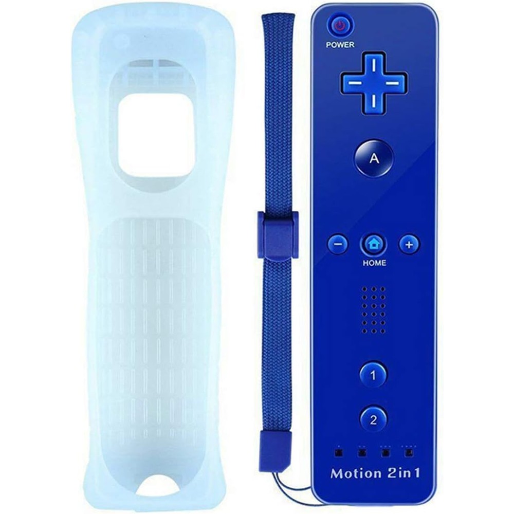 ChamZA wireless motion plus remote controller front view blue