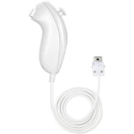 NC Wii Nunchuck controller joystick white front view gaming replacement accessory