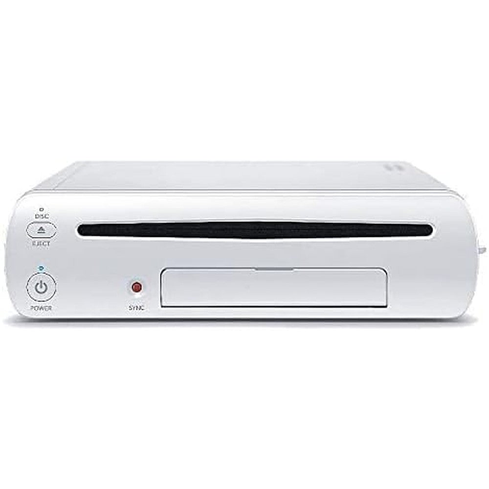 Nintendo Wii U replacement console white front view authentic gaming hardware