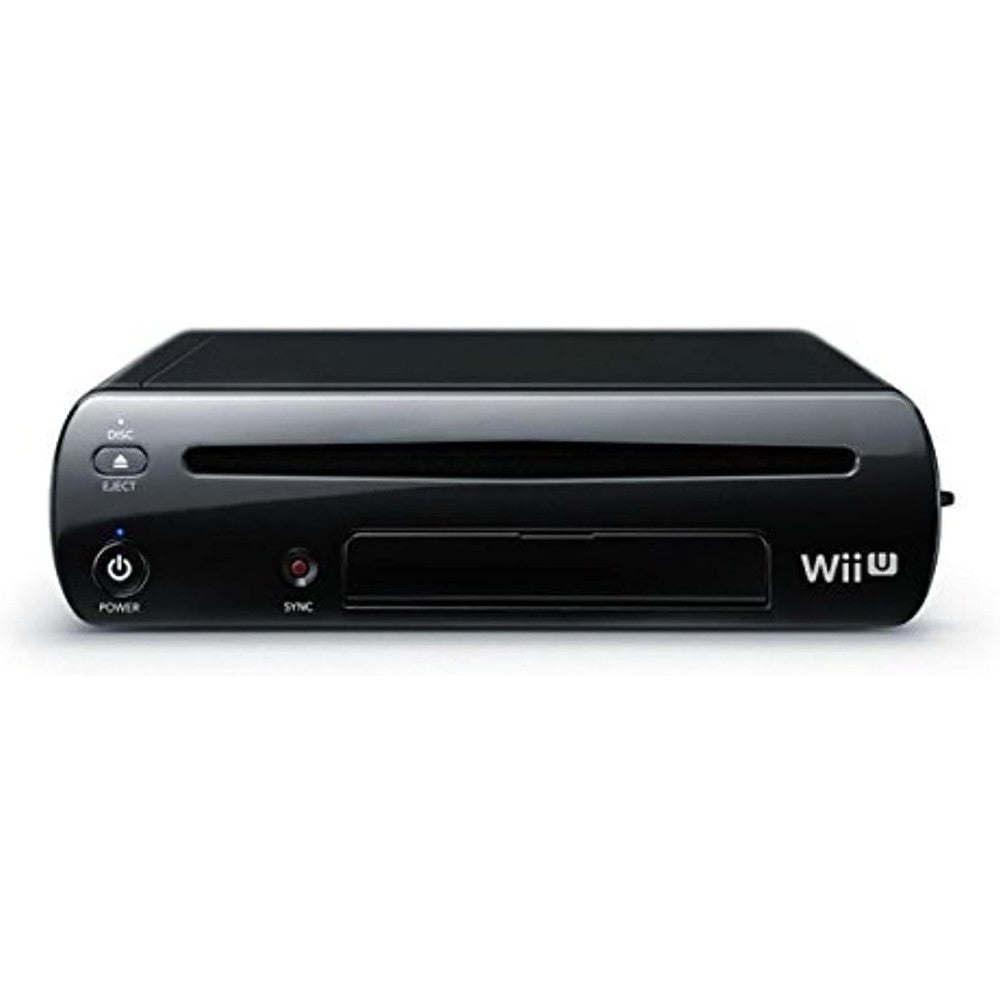 Nintendo Wii U replacement official authentic console black front view