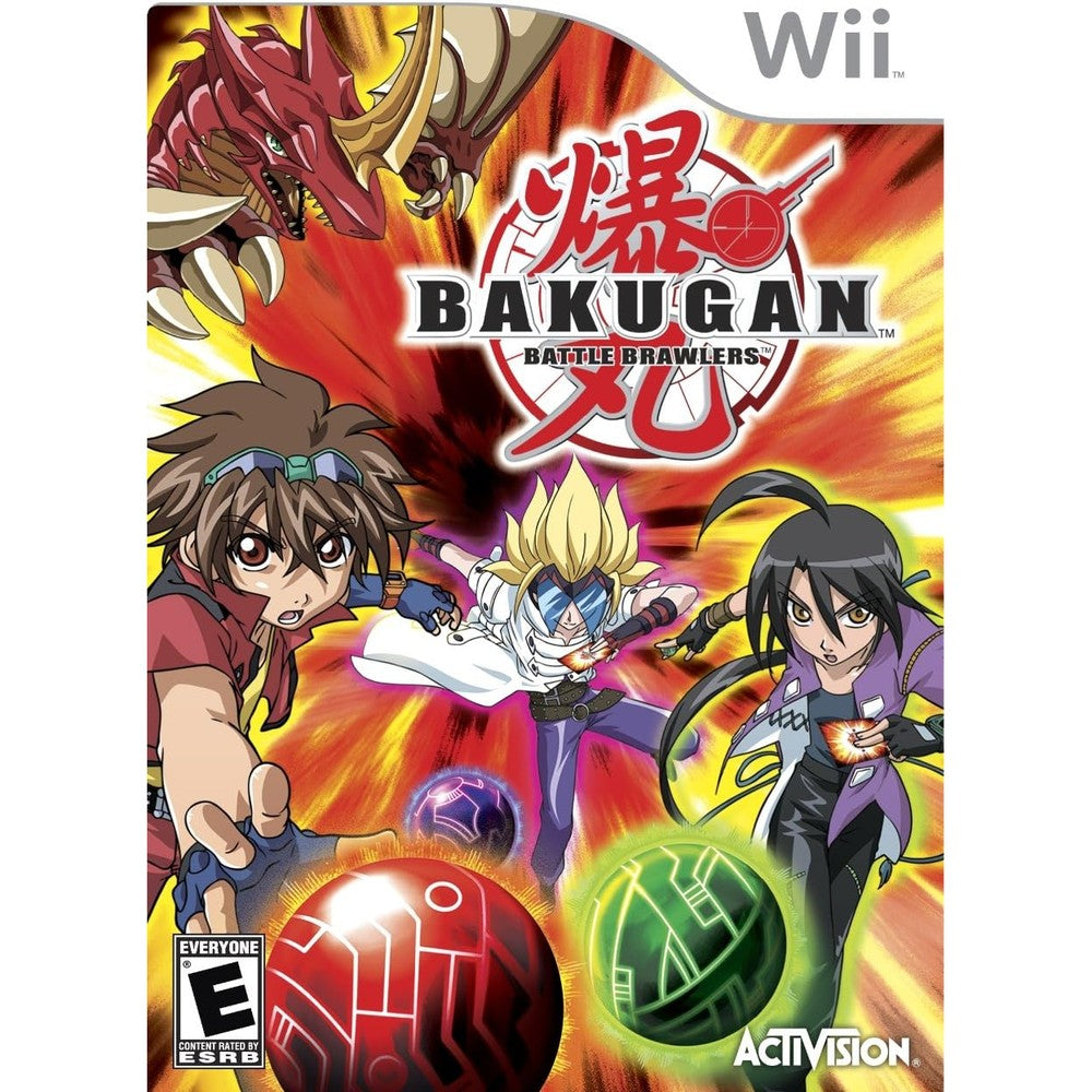 Activision Bakugan Battle Brawlers Nintendo Wii game front cover artwork