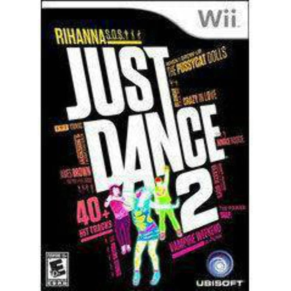 Ubisoft Just Dance 2 Nintendo Wii video game front cover packaging view