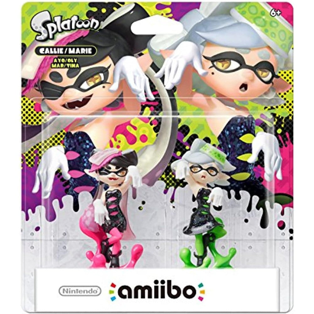 Nintendo Callie and Marie Amiibo Two Pack front view collectible gaming figurines
