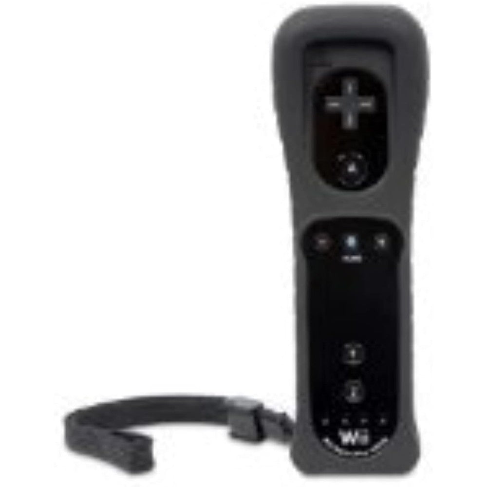 Nintendo Wii Remote Plus black front view official motion controller