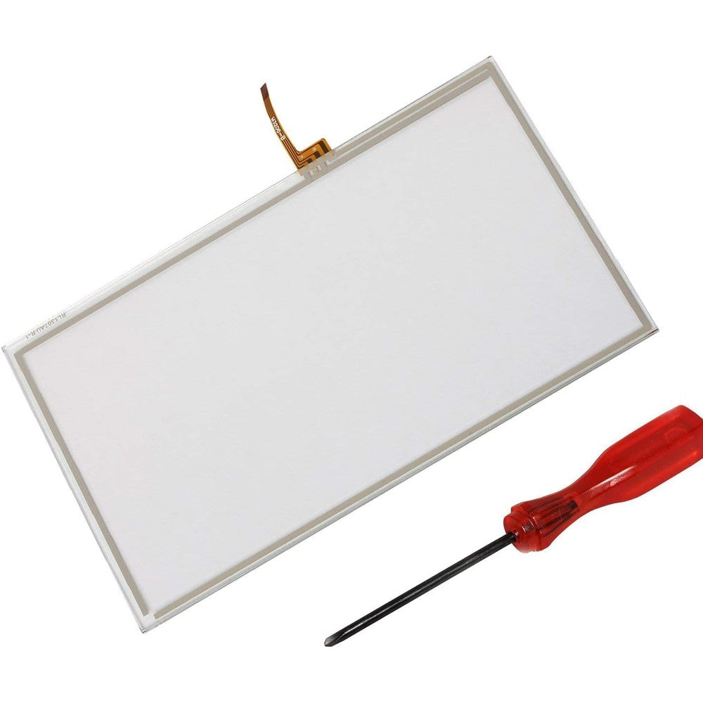 Timorn Wii U GamePad replacement touch screen digitizer kit with screwdriver front view