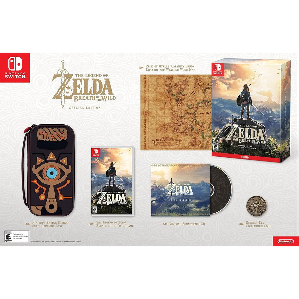 Nintendo The Legend of Zelda Breath of the Wild Wii U front cover