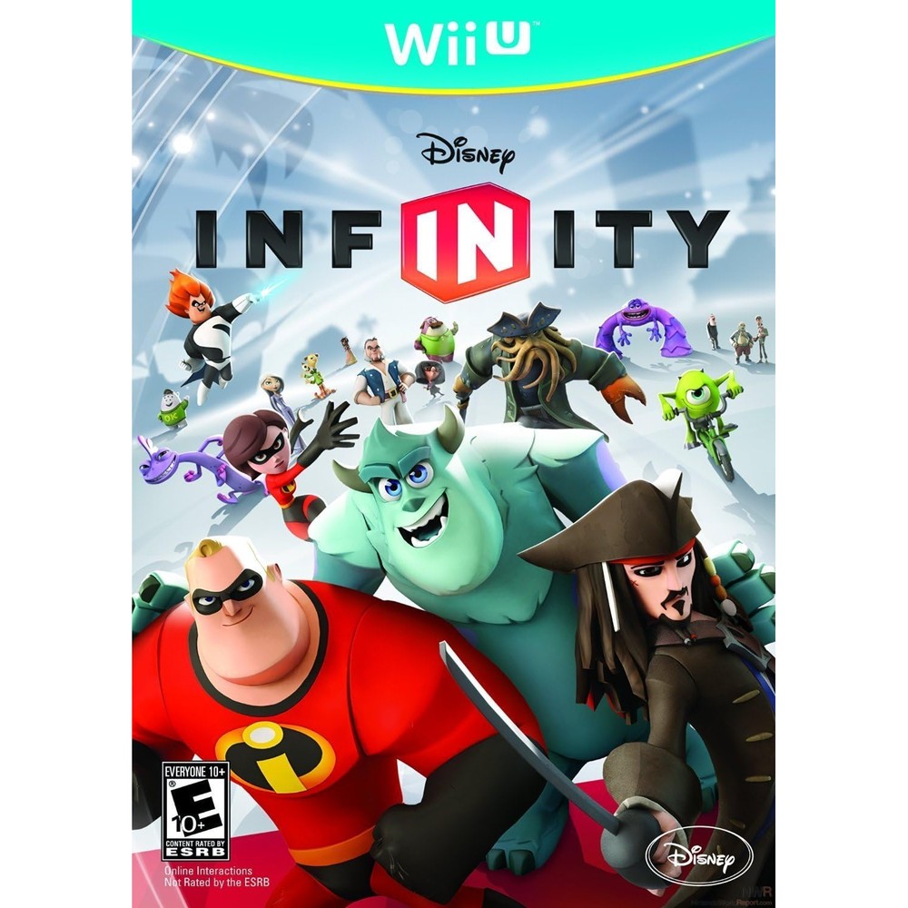 Disney Infinity Nintendo Wii U video game disc front view