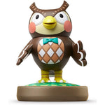 Nintendo Amiibo Blathers Futa Animal Crossing figure front view interactive gaming toy