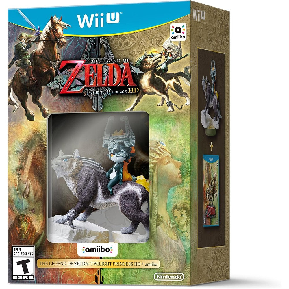 Nintendo The Legend of Zelda Twilight Princess HD Wii U front view authentic import video game retail case