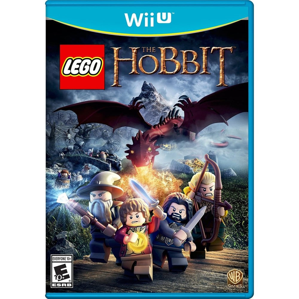Warner Bros LEGO The Hobbit Nintendo Wii U front retail packaging box art.