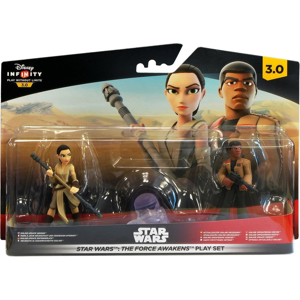Disney Infinity 3.0 Star Wars The Force Awakens Playset Pack front view showing packaging and figures