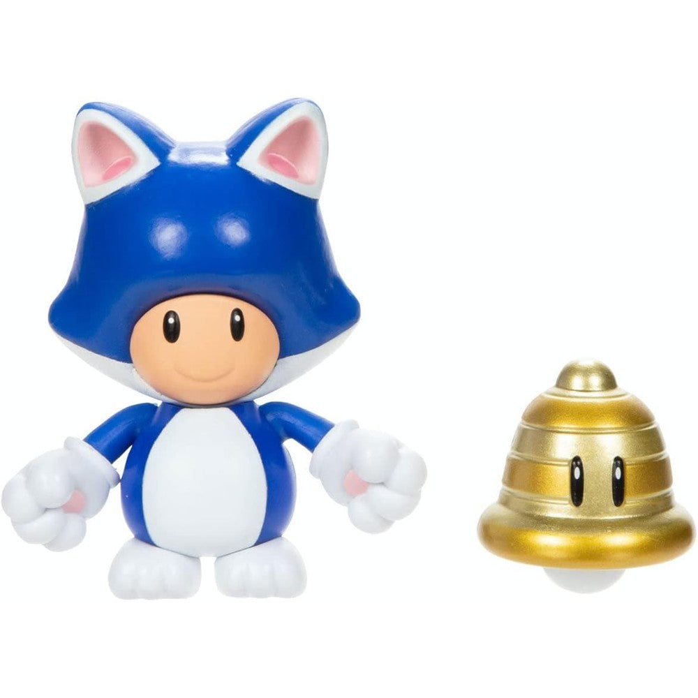 Jakks Pacific Super Mario World of Nintendo Cat Toad action figure front view