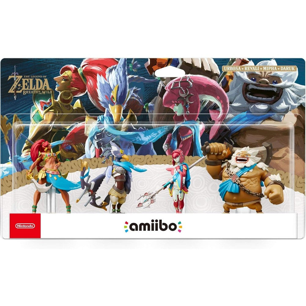 Nintendo The Champions Amiibo front view showcasing four detailed character figures pack.
